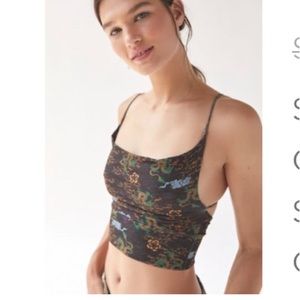 urban outfitters vowel neck top